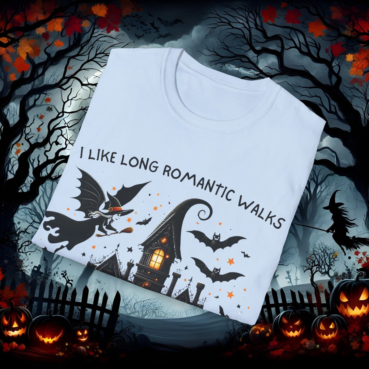 Haunted House Unisex Softstyle T-Shirt
