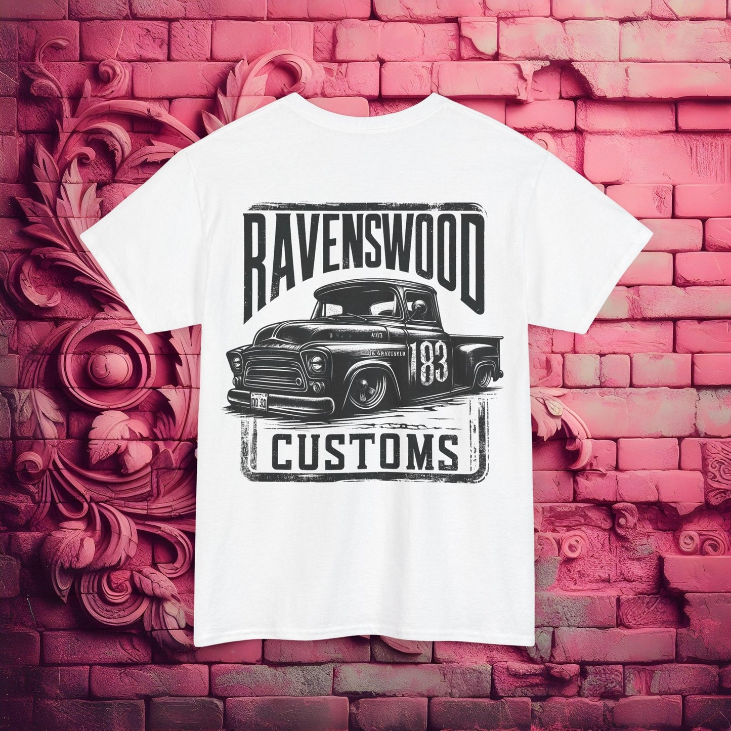 Ravenswood Customs Vintage Car Graphic Tee, Classic Car T-Shirt, Unisex Heavy Cotton Tee
