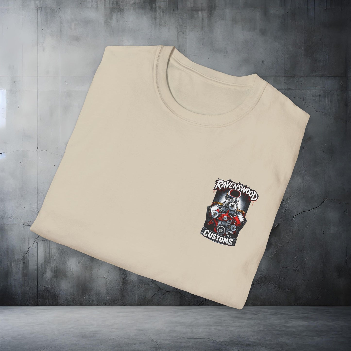Ravenswood Customs Blown 354 Hemi Engine Graphic T-Shirt