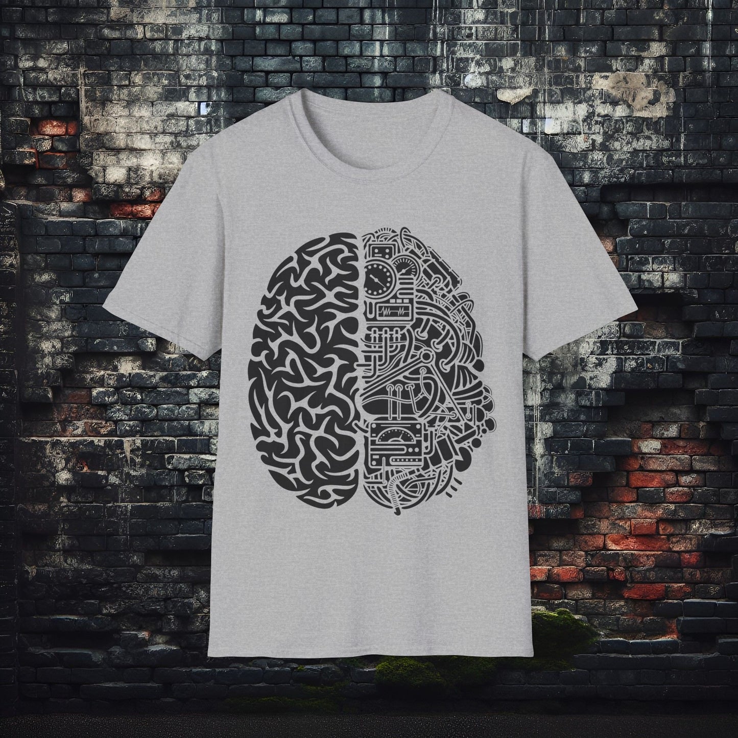 Brain Mech Unisex Softstyle T-Shirt