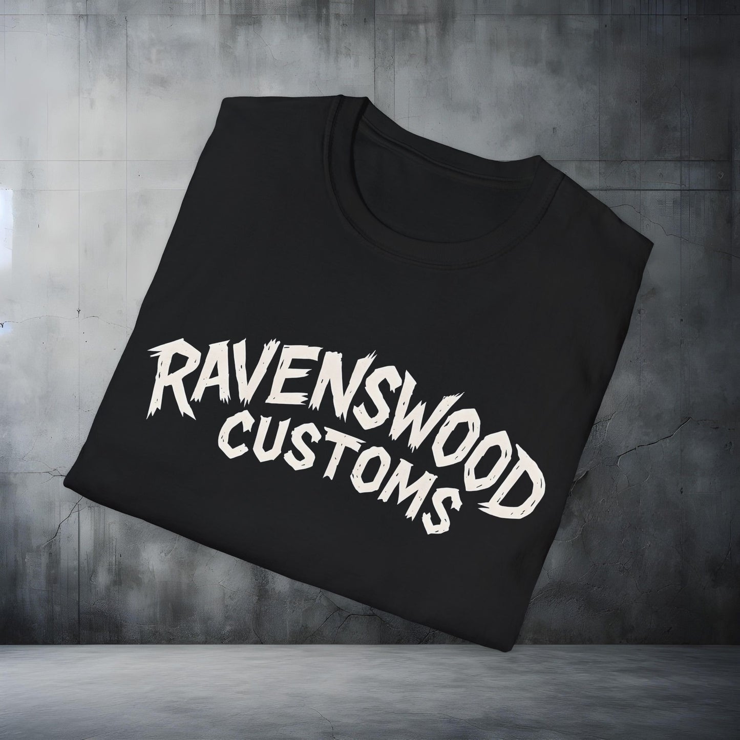 Ravenswood Customs HQ Sedan T-Shirt | Unisex Softstyle Tee