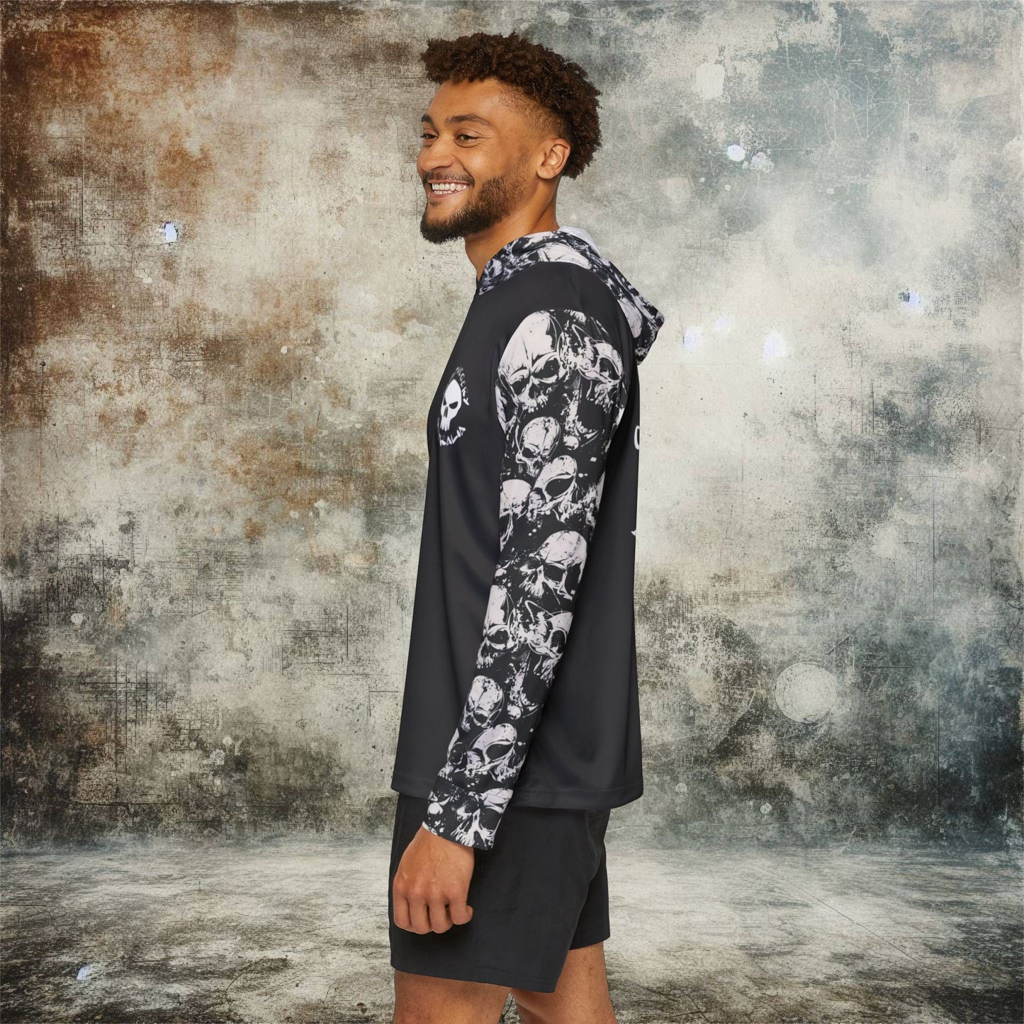 Men's Skulduggery Australia Print Sports Warmup Hoodie - Athletic Outerwear for Active Lifestyles