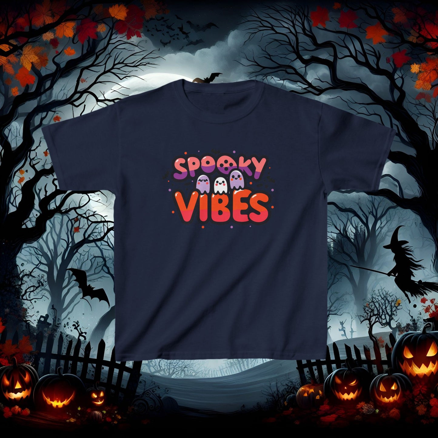 Spooky Vibes Kids Heavy Cotton™ Tee