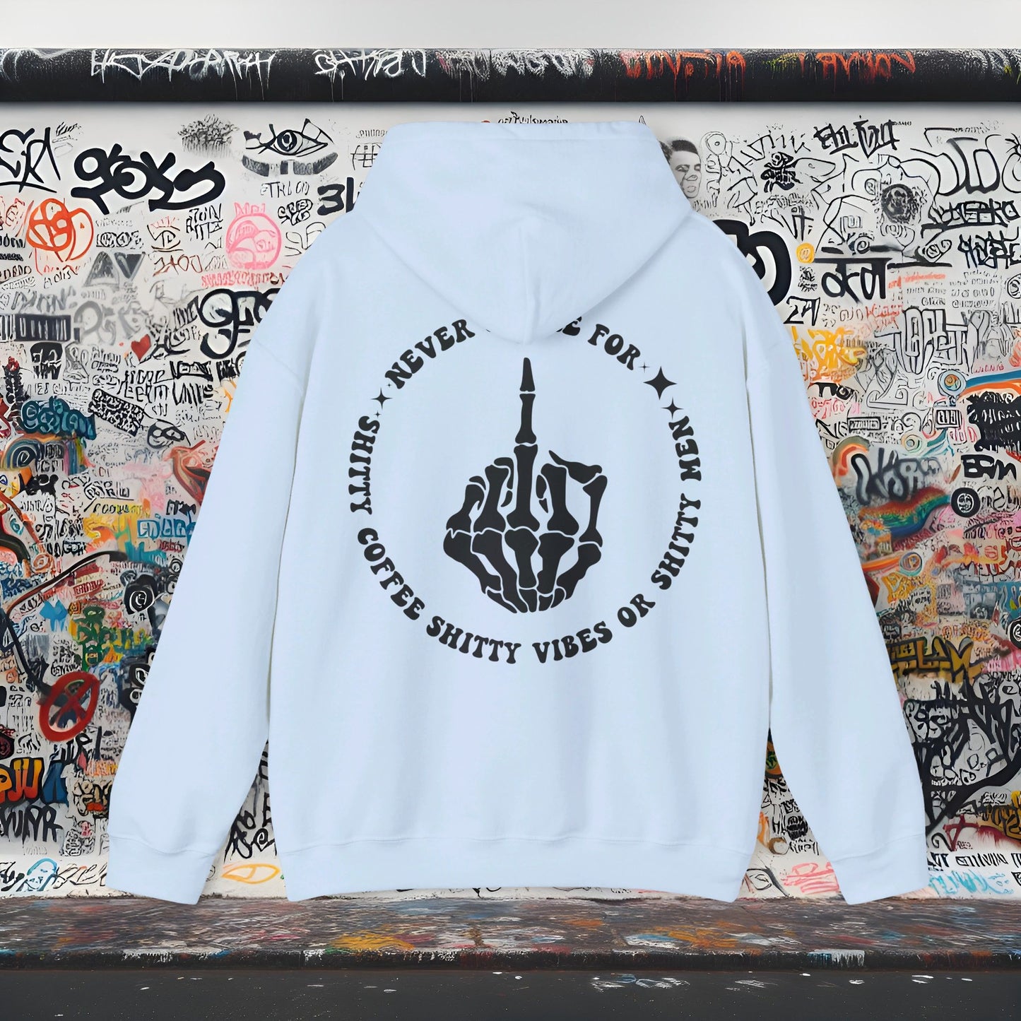 Never Settle Unisex Heavy Blend™ Hooded Sweatshirt