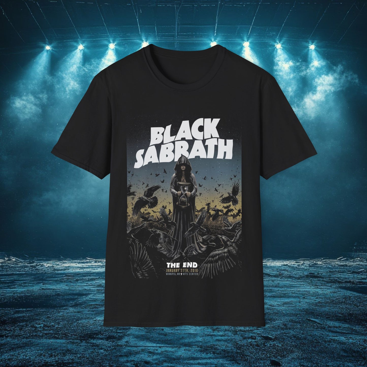 The End Unisex T-Shirt, Softstyle Tee, Dark Fantasy Shirt, Art Tee for Music Lovers, Perfect for Gifts