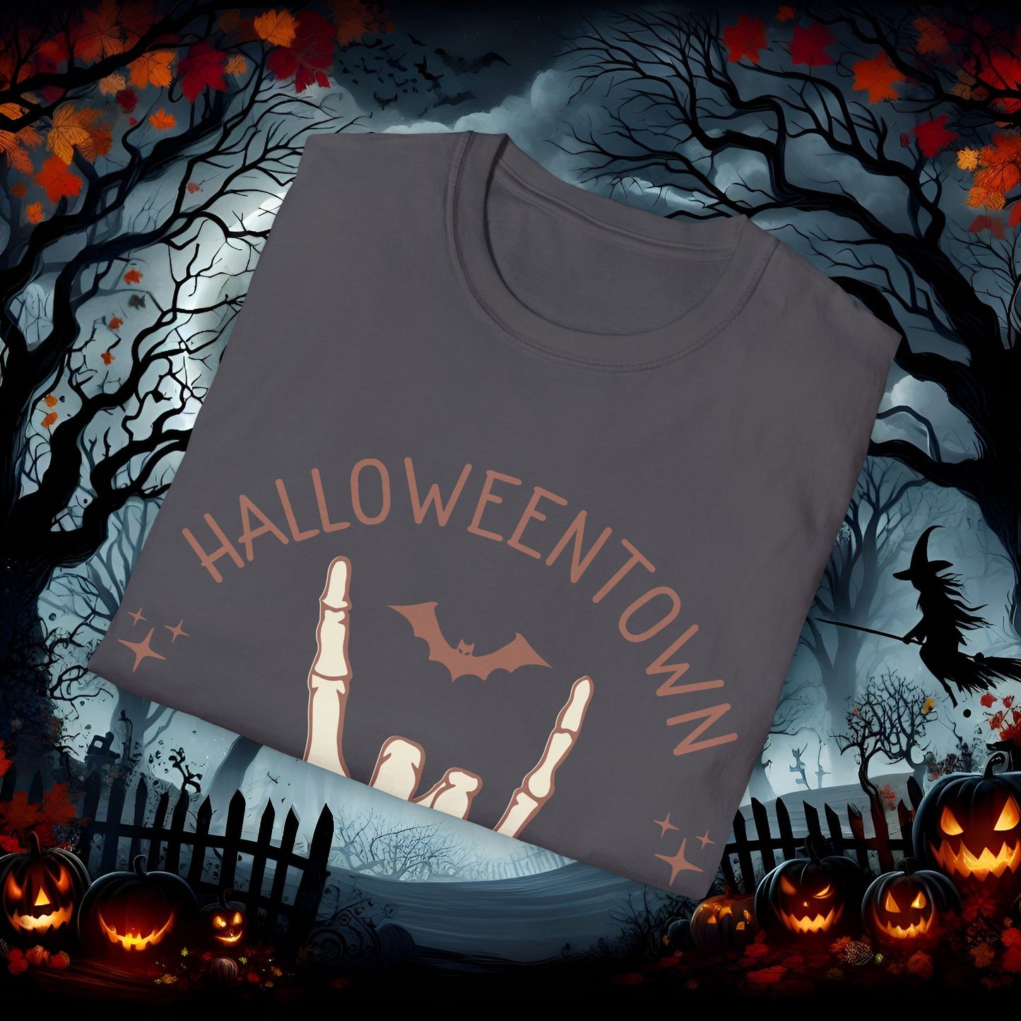 Halloween Town Unisex Softstyle T-Shirt