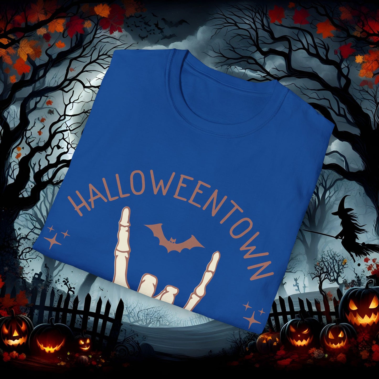 Halloween Town Unisex Softstyle T-Shirt
