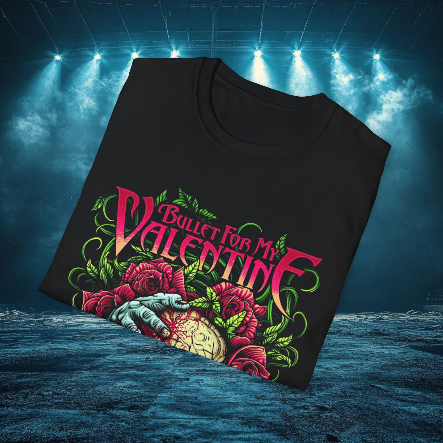 BFMV T-Shirt | Unisex Softstyle Tee, Gothic Fashion, Band Merch, Edgy Gift, Halloween Apparel