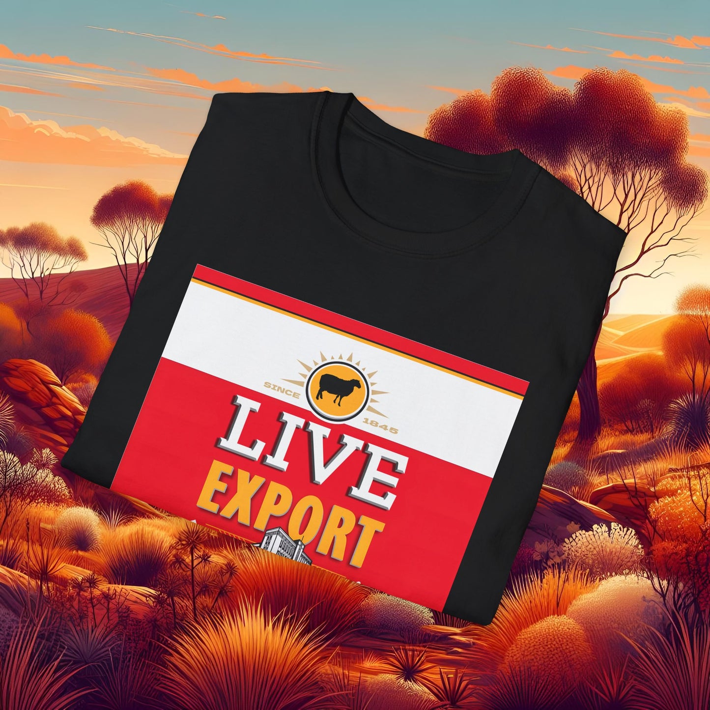 Live Export Keep the Sheep Unisex Softstyle T-Shirt