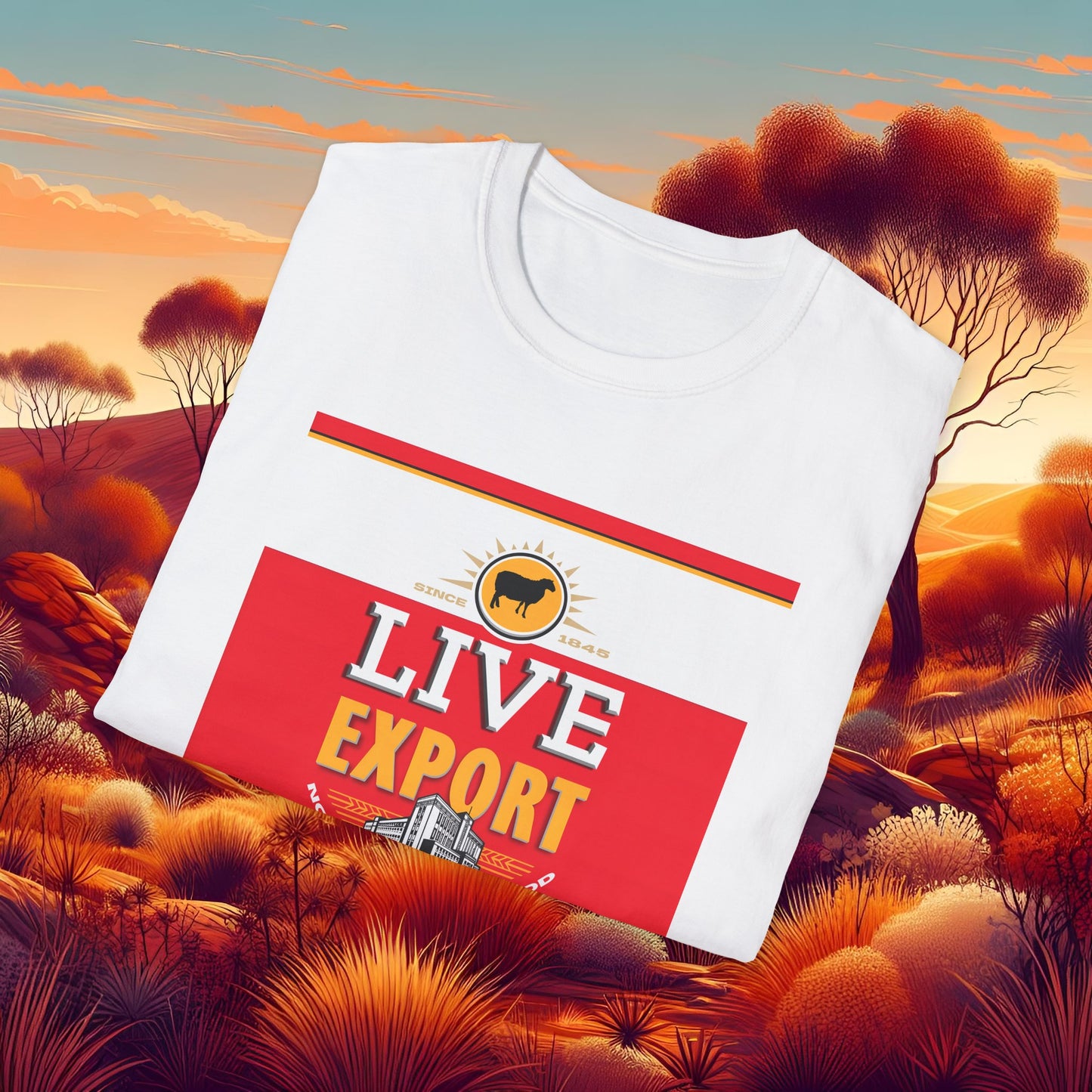 Live Export Keep the Sheep Unisex Softstyle T-Shirt