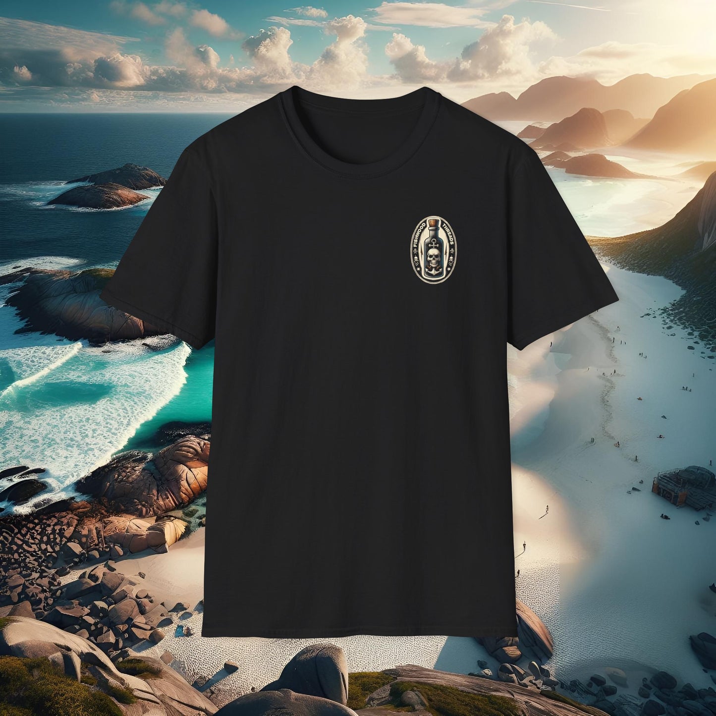 Fishwood Threads Bottle 12 Unisex Softstyle T-Shirt
