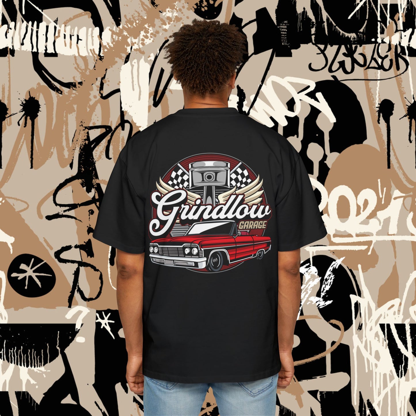 Grindlow Men's Heavy Oversized Tee