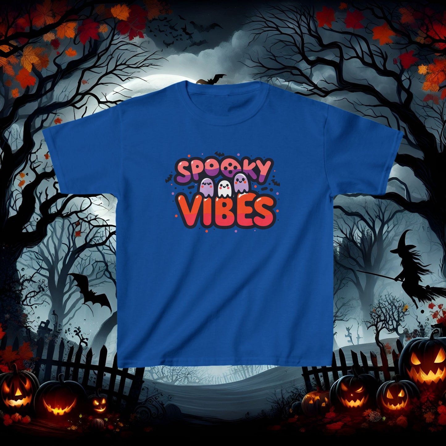 Spooky Vibes Kids Heavy Cotton™ Tee