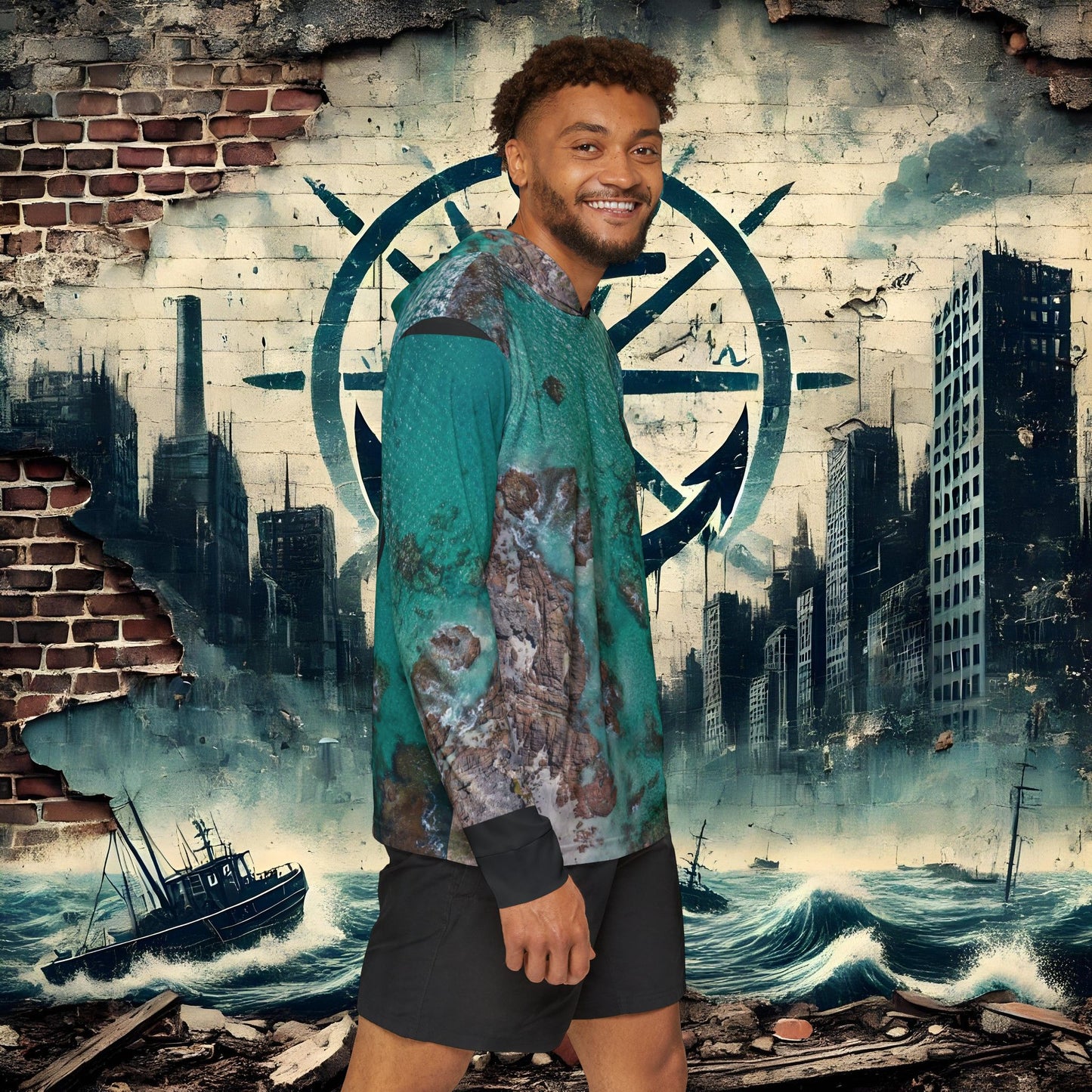 Fishwood Threads Men's Fishing Hoodie - Adventure & Outdoor Enthusiasts