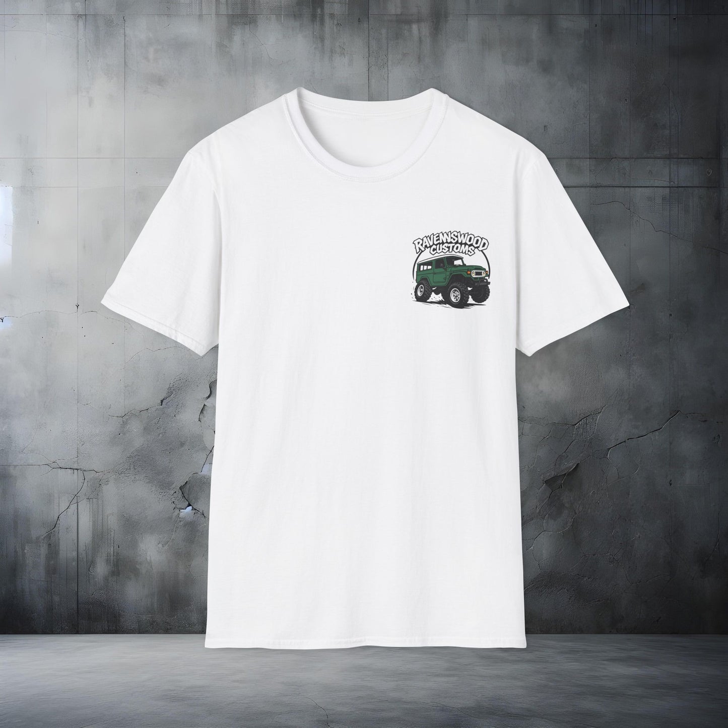 Ravenswood Customs Unisex Softstyle T-Shirt - Green Forty Design, Cool Graphic Tee