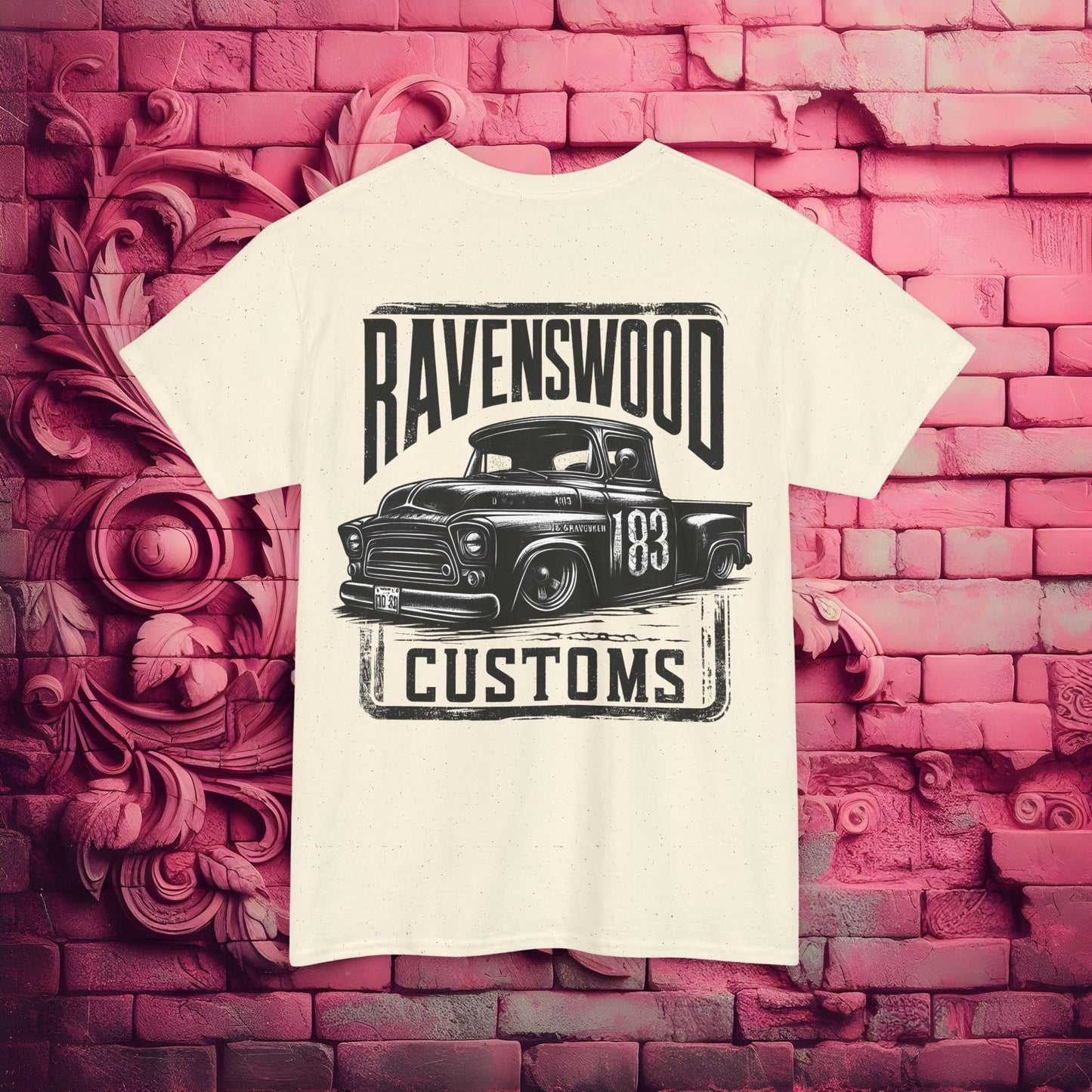 Ravenswood Customs Vintage Car Graphic Tee, Classic Car T-Shirt, Unisex Heavy Cotton Tee