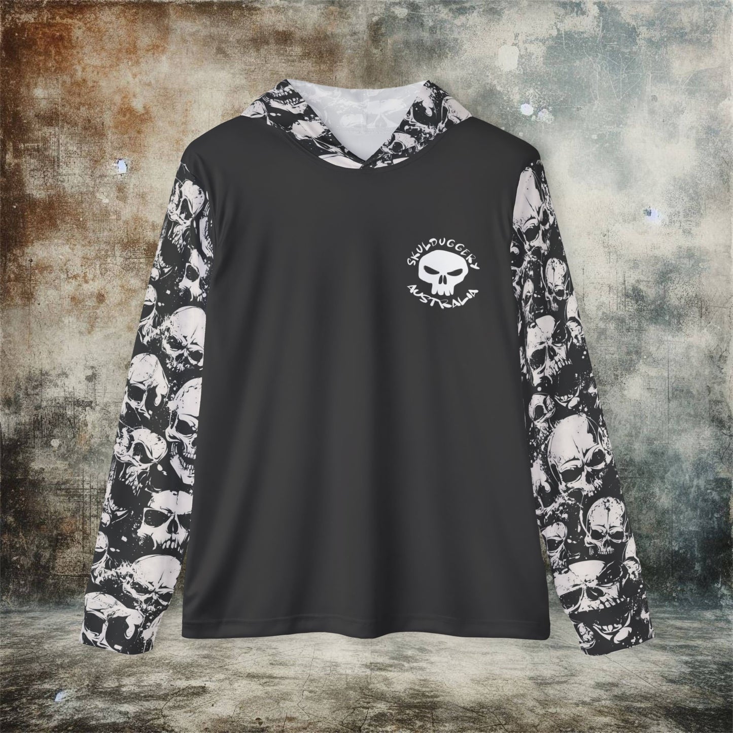 Men's Skulduggery Australia Print Sports Warmup Hoodie - Athletic Outerwear for Active Lifestyles