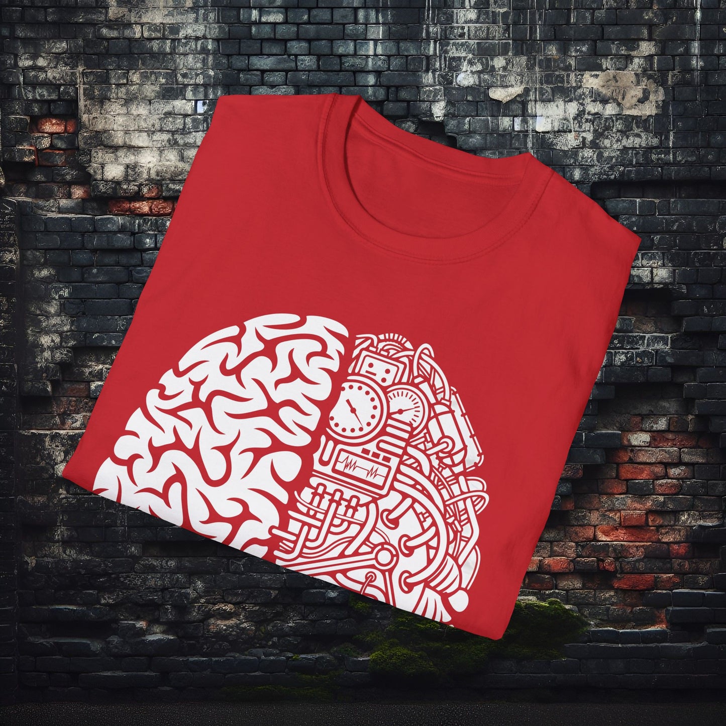 Brain Mech Unisex Softstyle T-Shirt