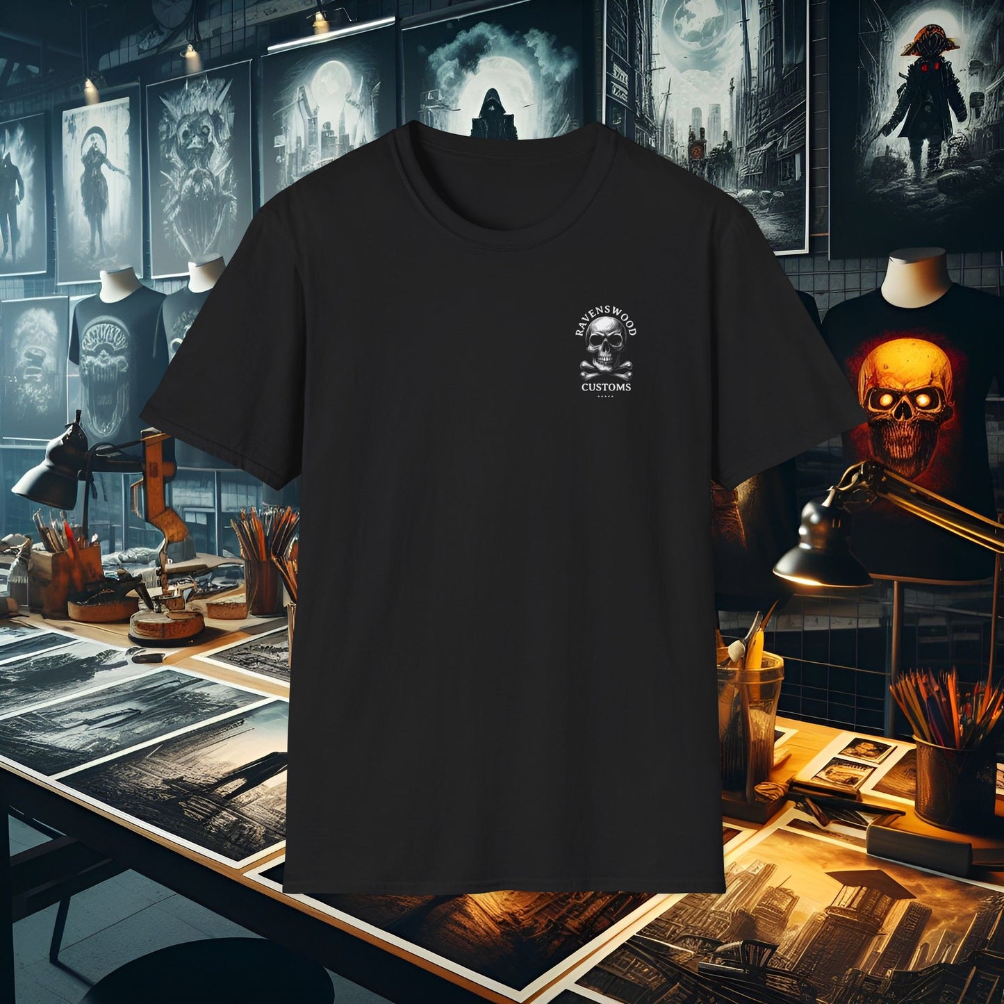 RC Skull 6 Unisex Softstyle T-Shirt