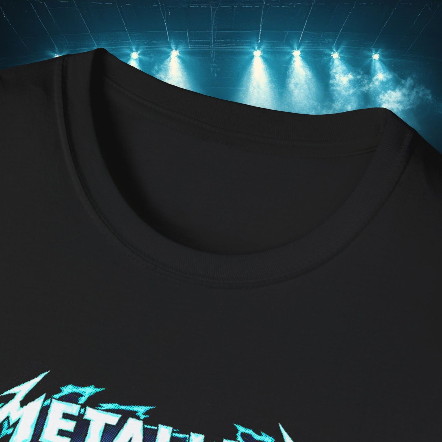 Metallica Skull Graphic 10 Unisex Softstyle T-Shirt, Band Tee, Music Apparel, Perfect Gift for Rock Fans, Concert Wear, Casual Style