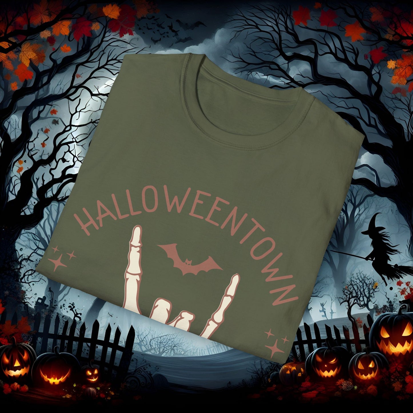 Halloween Town Unisex Softstyle T-Shirt