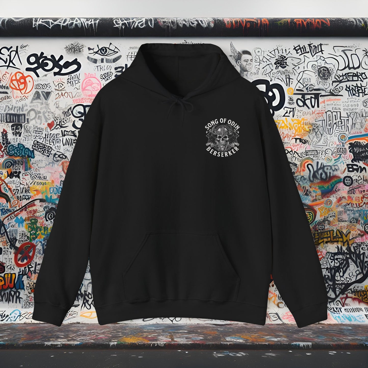 Viking Berserker Hoodie | Unisex Sweatshirt for Norse Mythology Fans, Gift for Gamers, Halloween Costume, Unique Streetwear