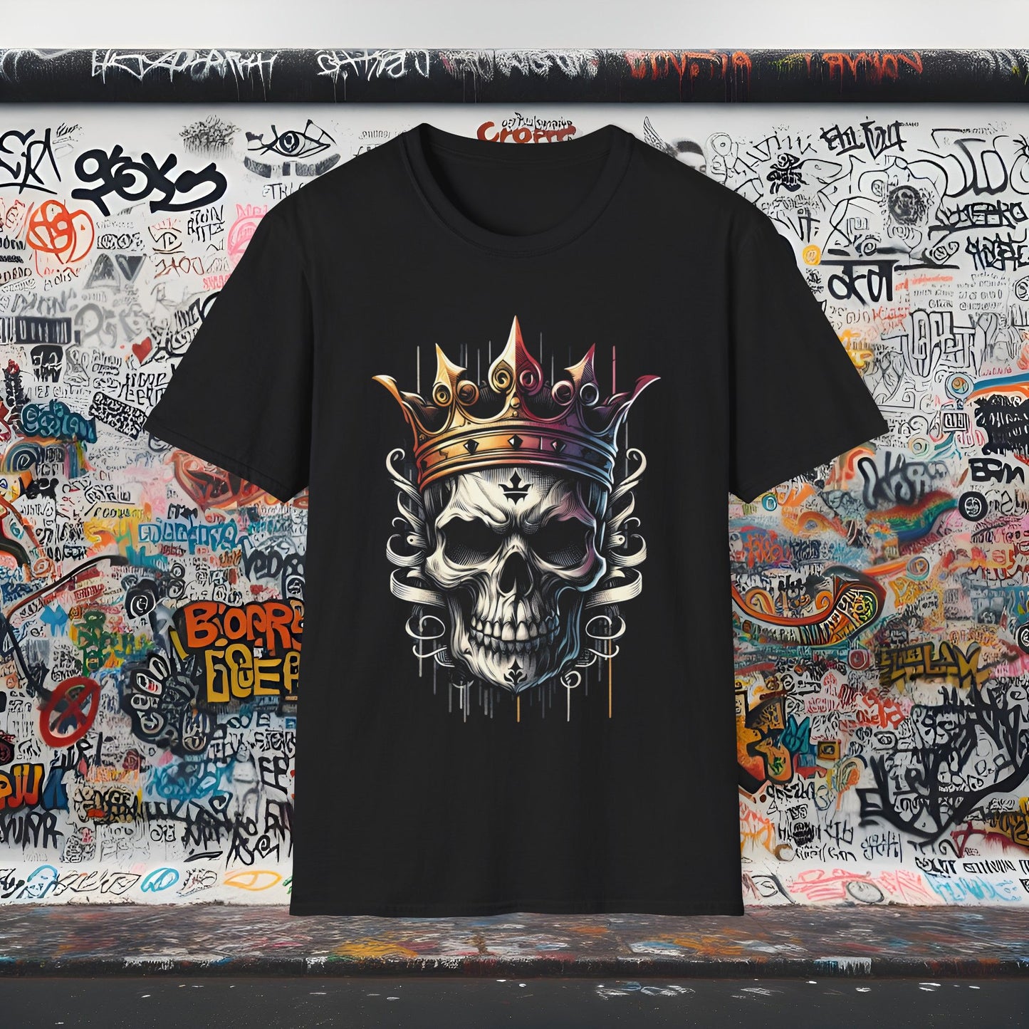 RC King Skullz Streetwear 4 Unisex Softstyle T-Shirt