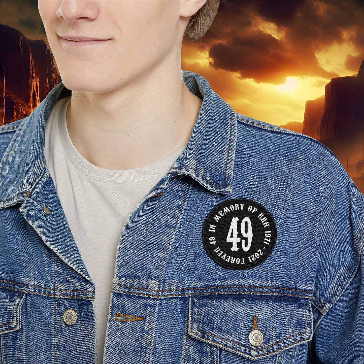 Forever 49 Iron-On Patches