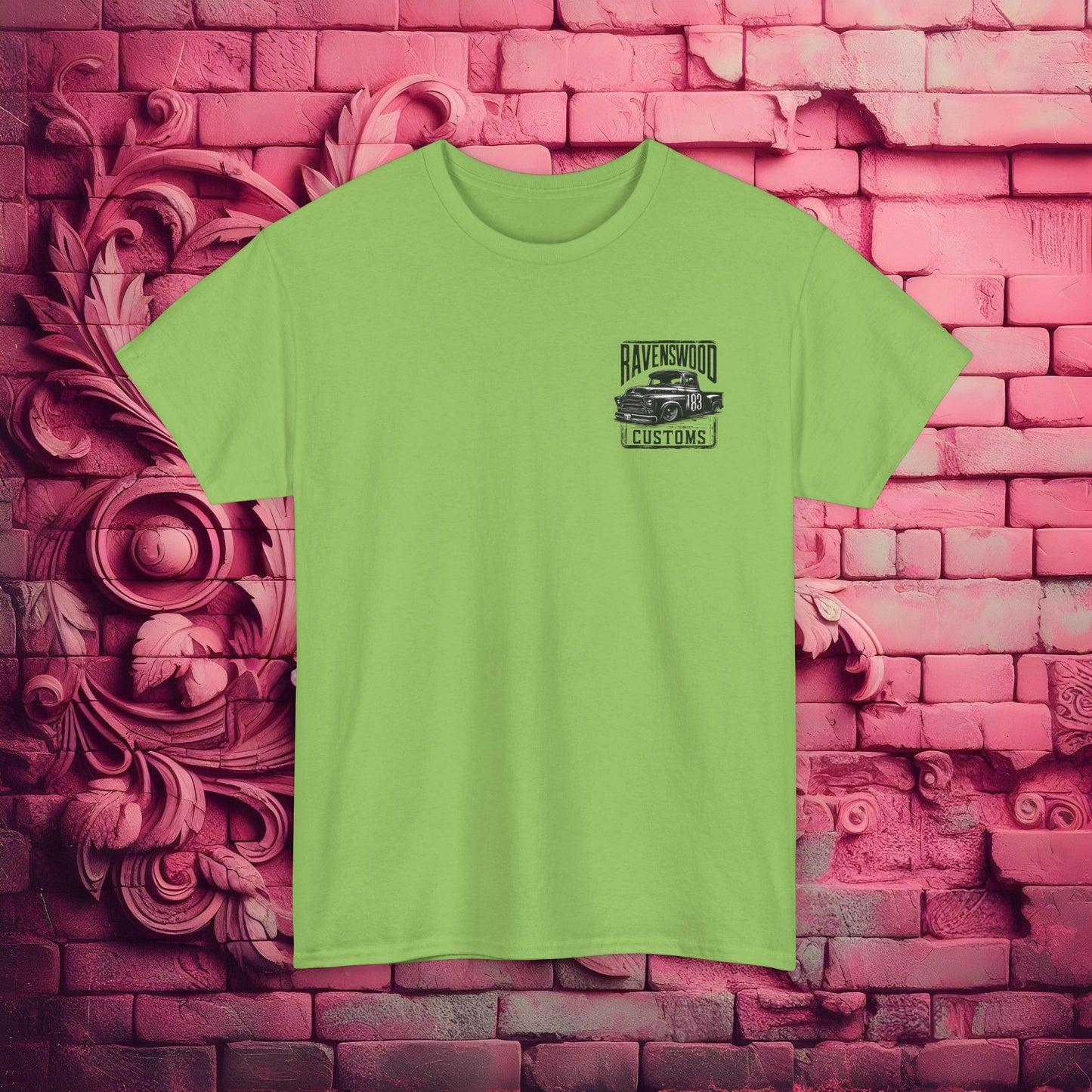 Ravenswood Customs Vintage Car Graphic Tee, Classic Car T-Shirt, Unisex Heavy Cotton Tee
