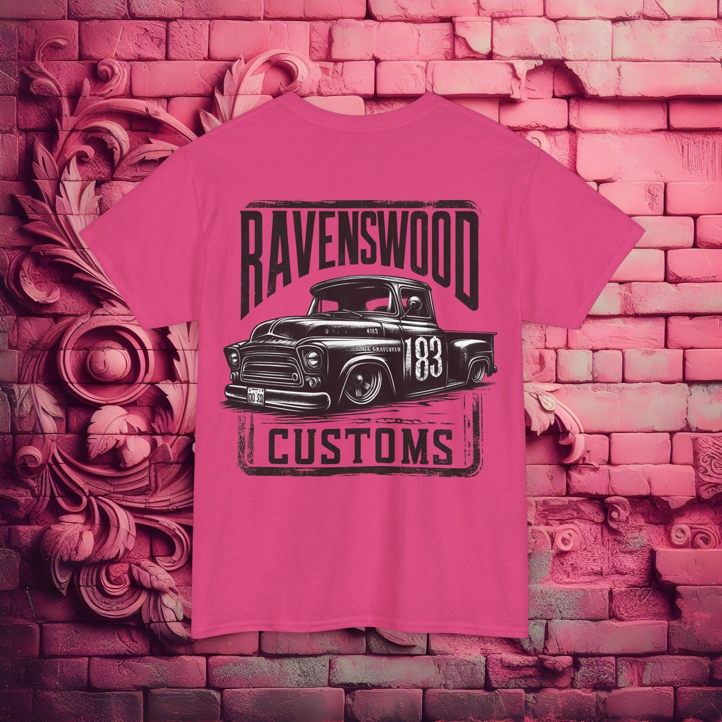 Ravenswood Customs Vintage Car Graphic Tee, Classic Car T-Shirt, Unisex Heavy Cotton Tee