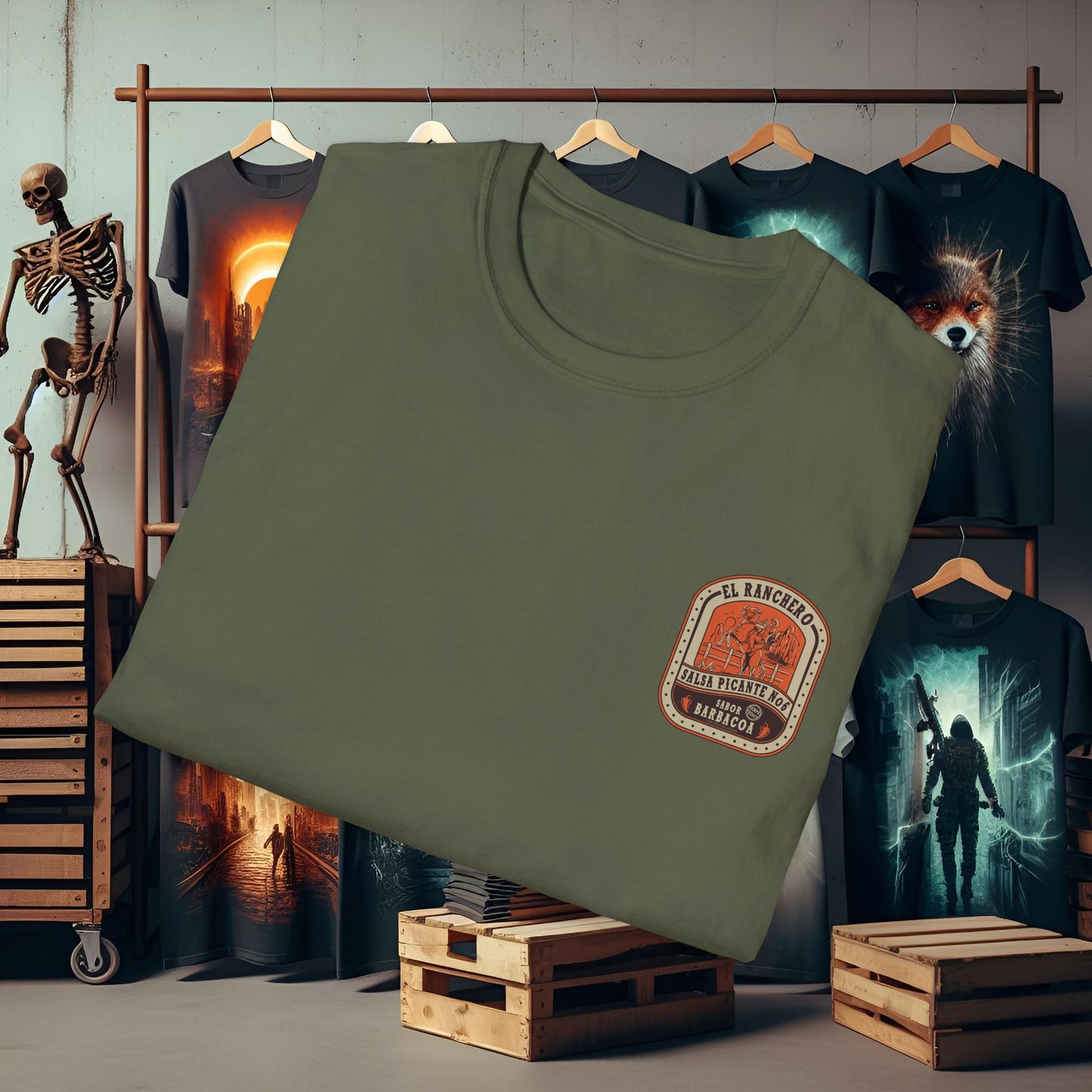 Country Customs 6 Unisex Softstyle T-Shirt