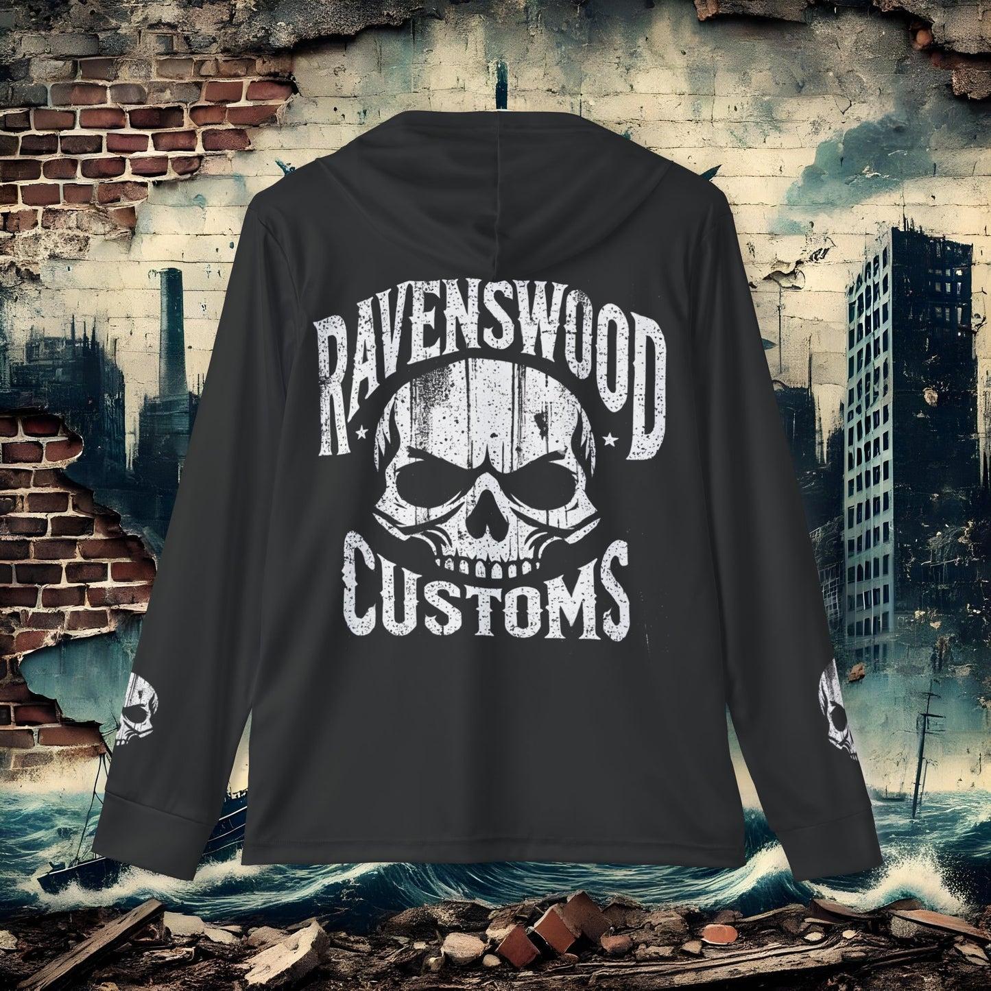 Ravenswood Customs Men's Fishing Hoodie - Adventure & Outdoor Enthusiasts