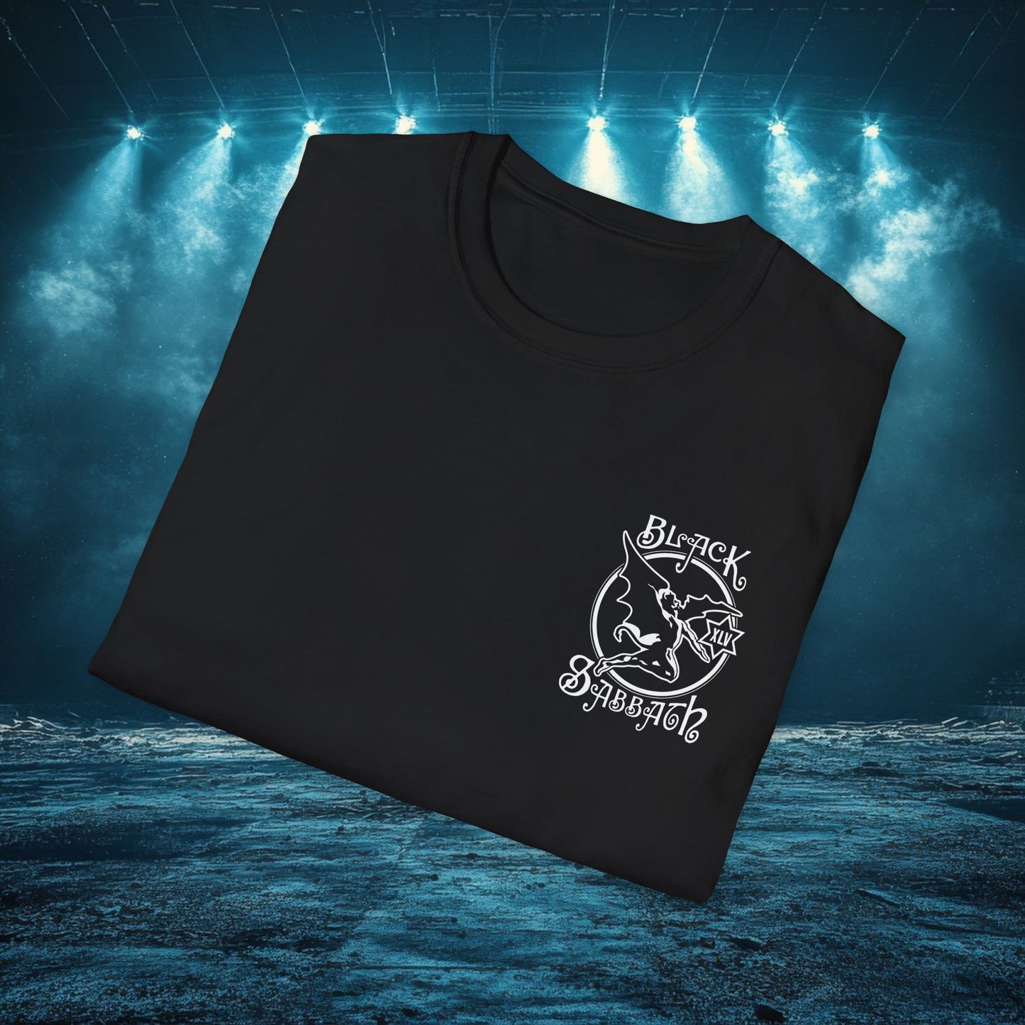 Sabbath XLV Unisex T-Shirt, Softstyle Tee, Dark Fantasy Shirt, Art Tee for Music Lovers, Perfect for Gifts