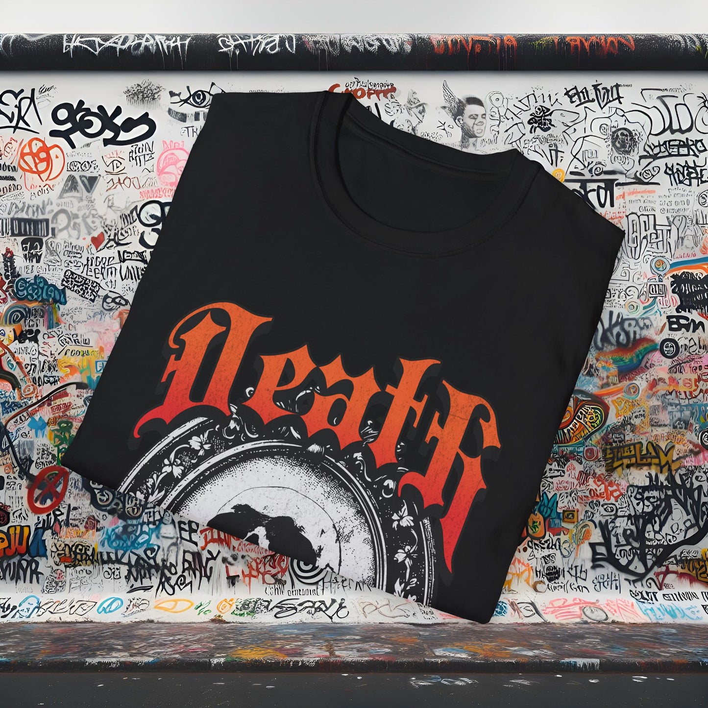 Death Is Real Skull Graphic Unisex T-Shirt, Gothic Tee, Music Festival Shirt, Halloween Costume, Alternative Fashion