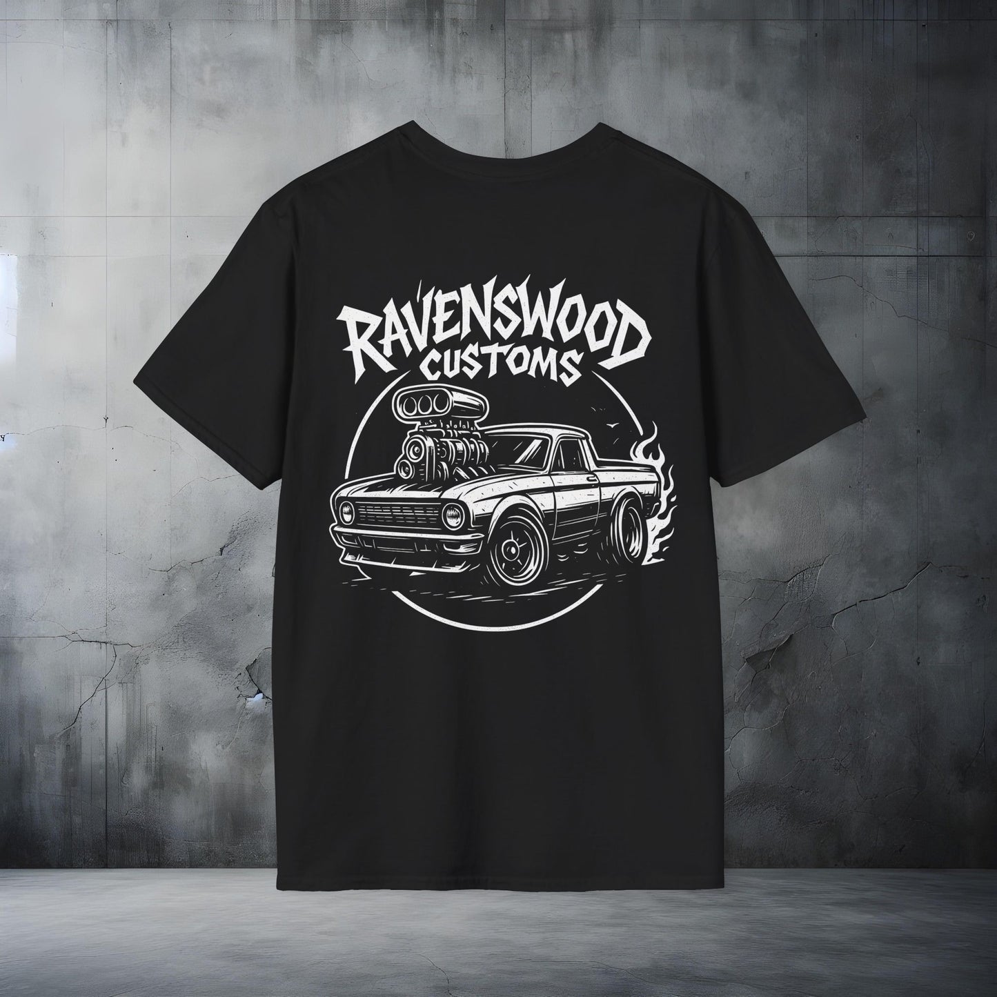 Ravenswood Customs Falcon Ute T-Shirt | Unisex Softstyle Tee