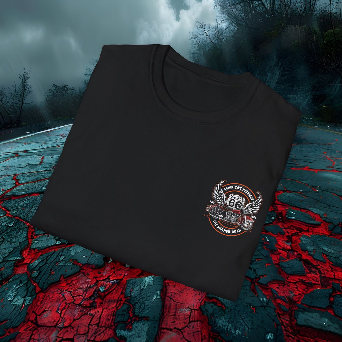 Route 66 Unisex Softstyle T-Shirt