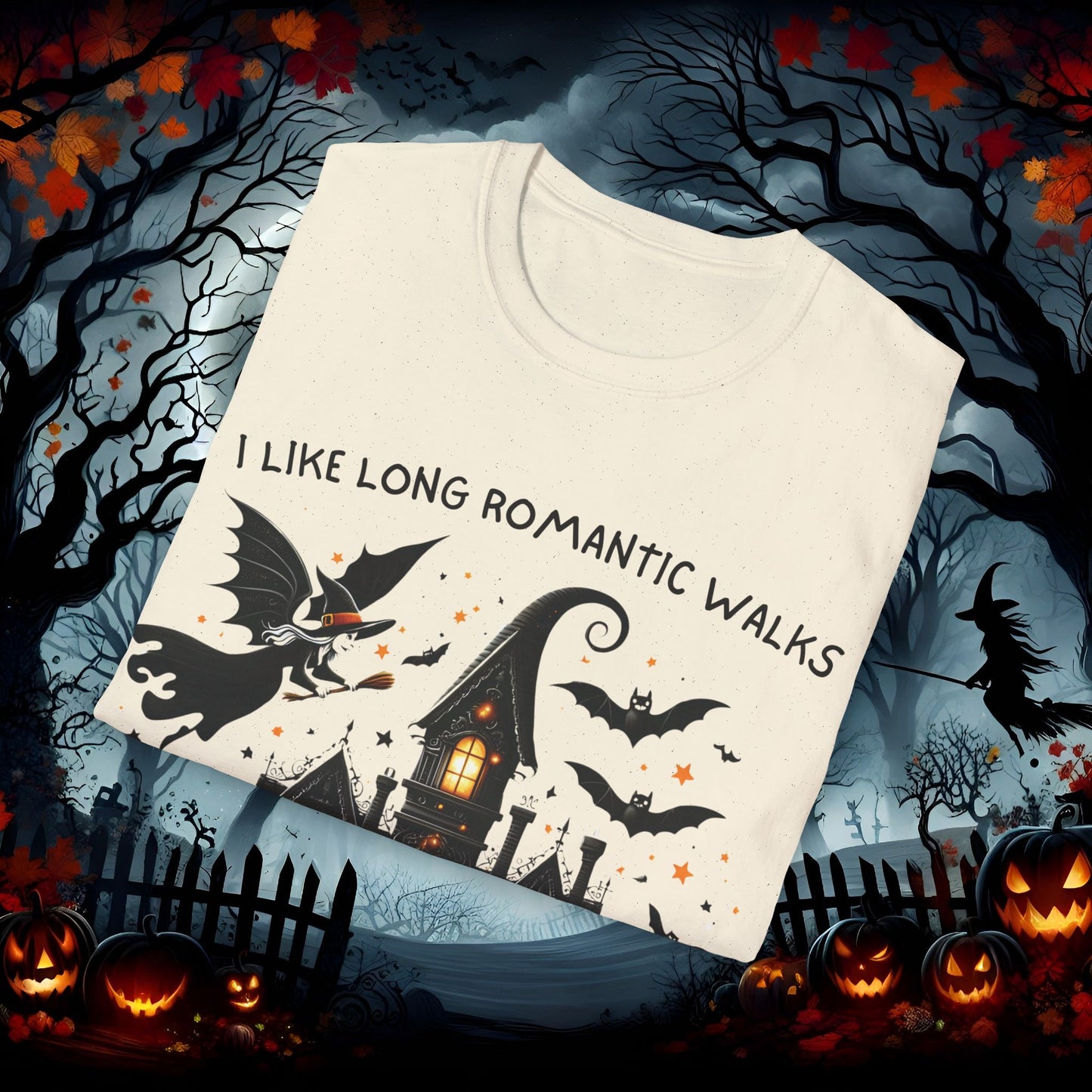 Haunted House Unisex Softstyle T-Shirt