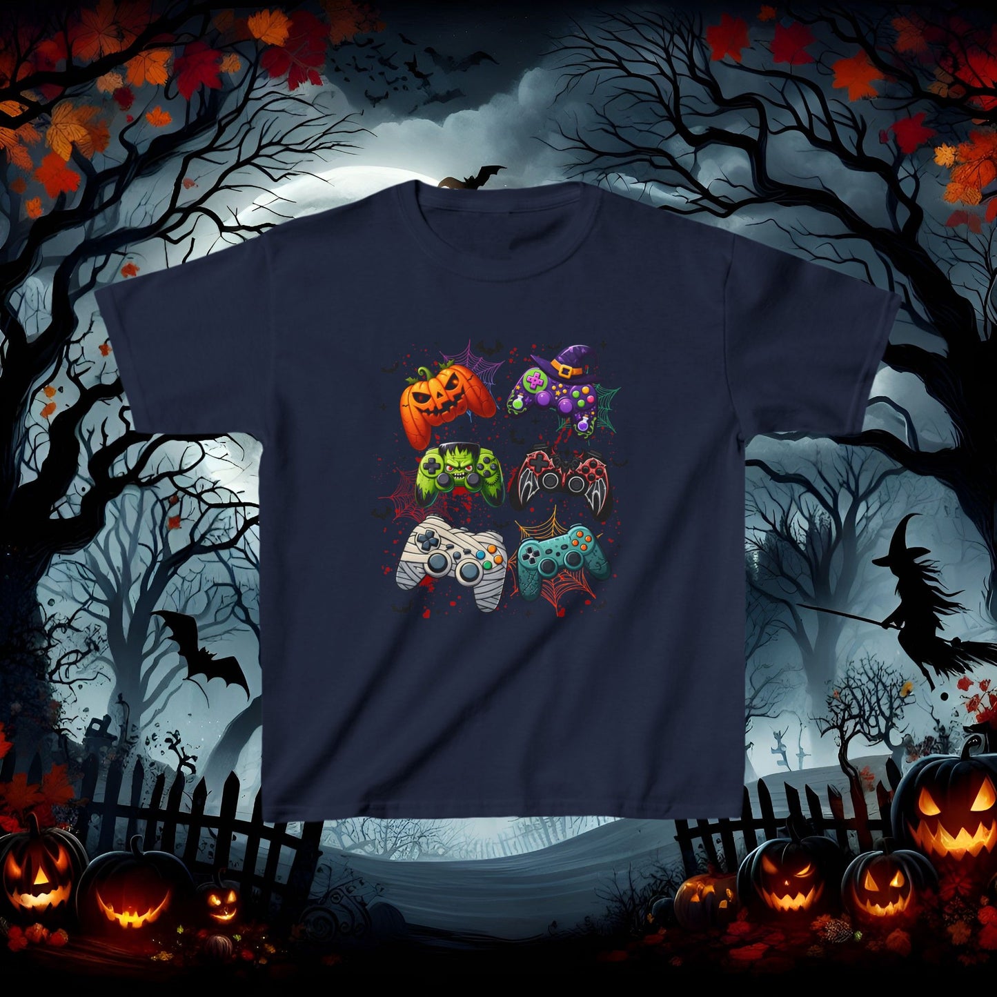 Spooky Controllers Kids Heavy Cotton™ Tee