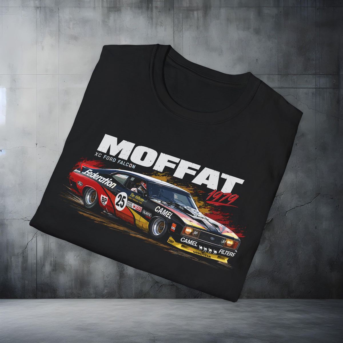 Moffat Racing Muscle Car T‑Shirt Retro Bathurst V8 Tribute Tee