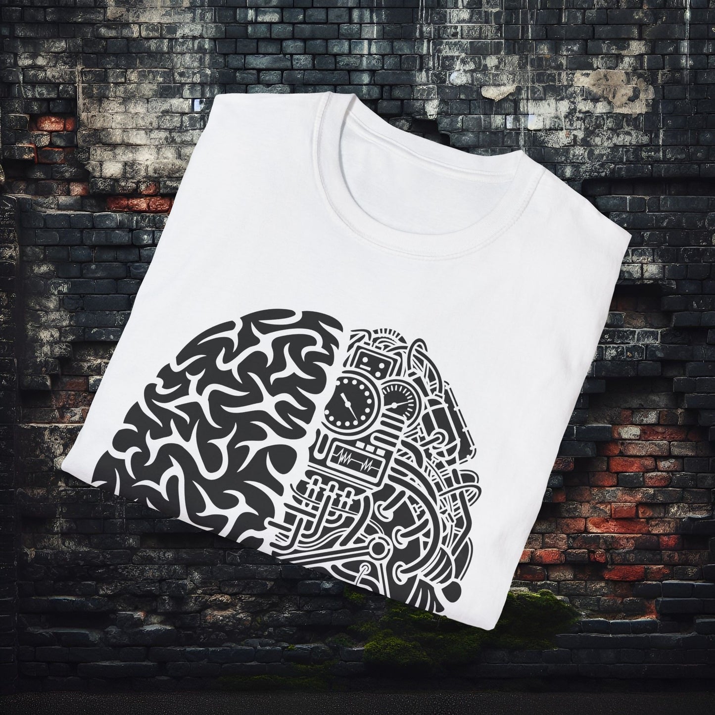 Brain Mech Unisex Softstyle T-Shirt