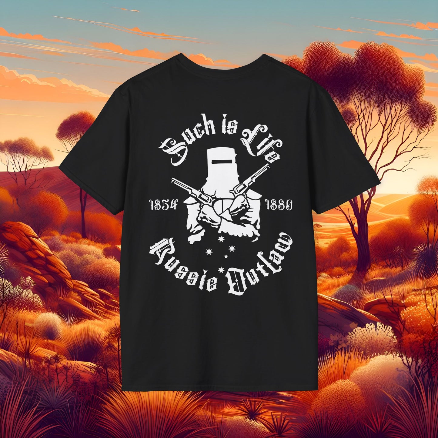 Such is Life Aussie Outlaw T-Shirt - 'Such is Life' Graphic Tee for Free Spirits