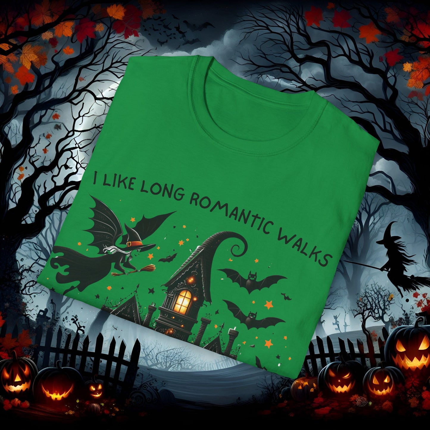 Haunted House Unisex Softstyle T-Shirt