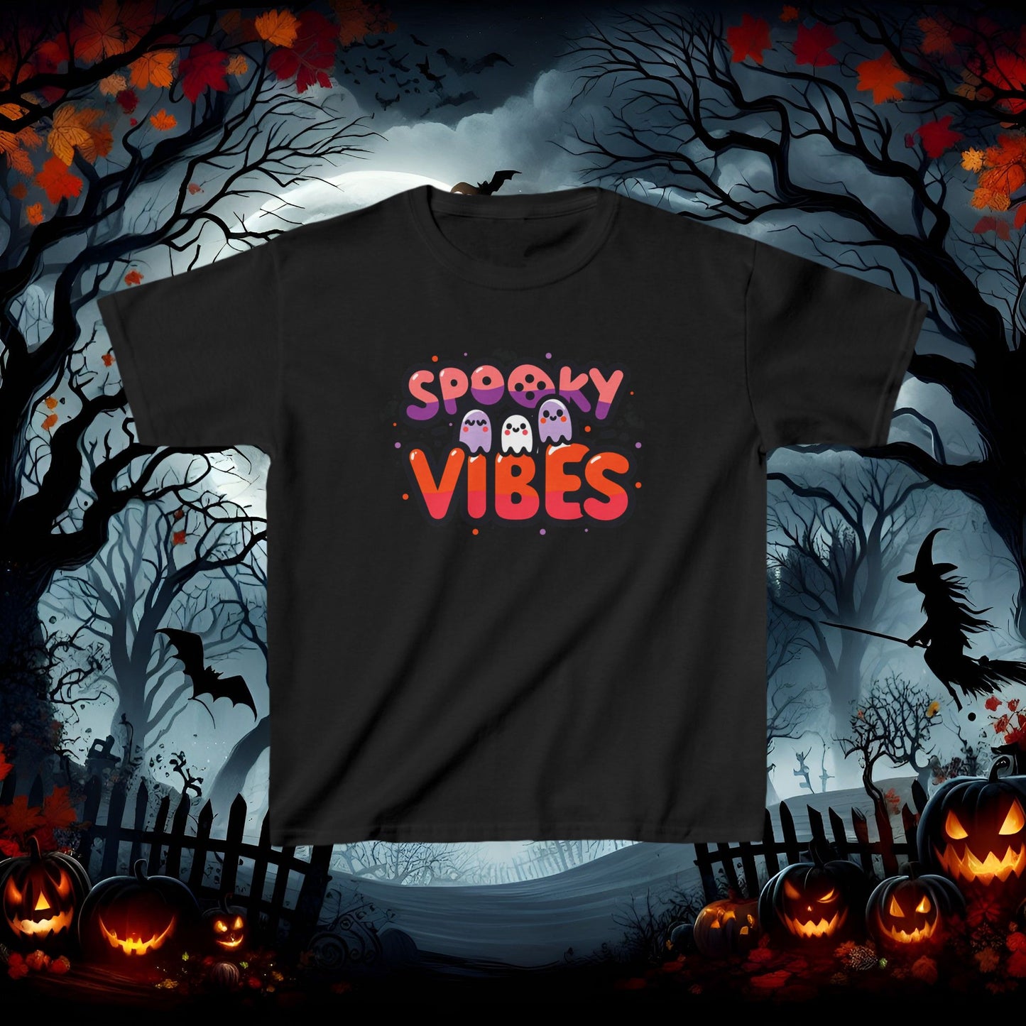 Spooky Vibes Kids Heavy Cotton™ Tee