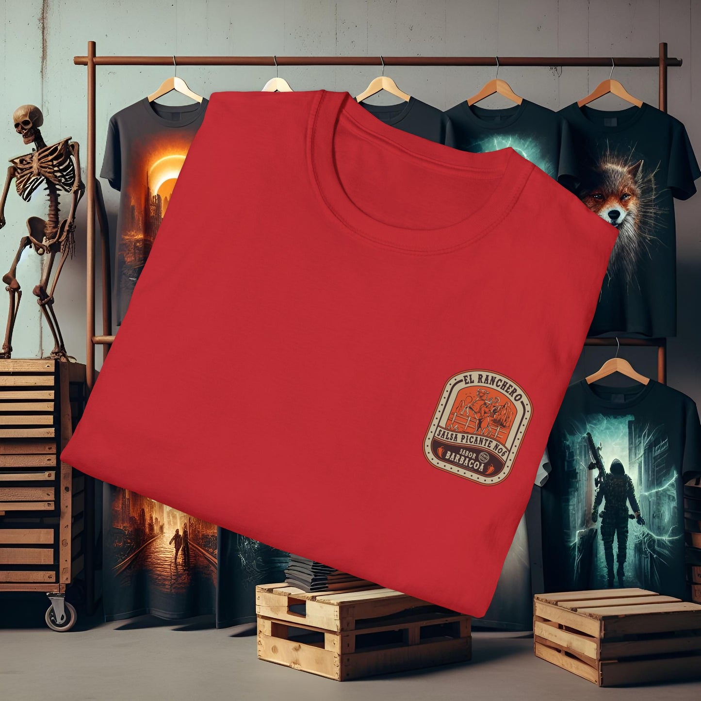 Country Customs 6 Unisex Softstyle T-Shirt