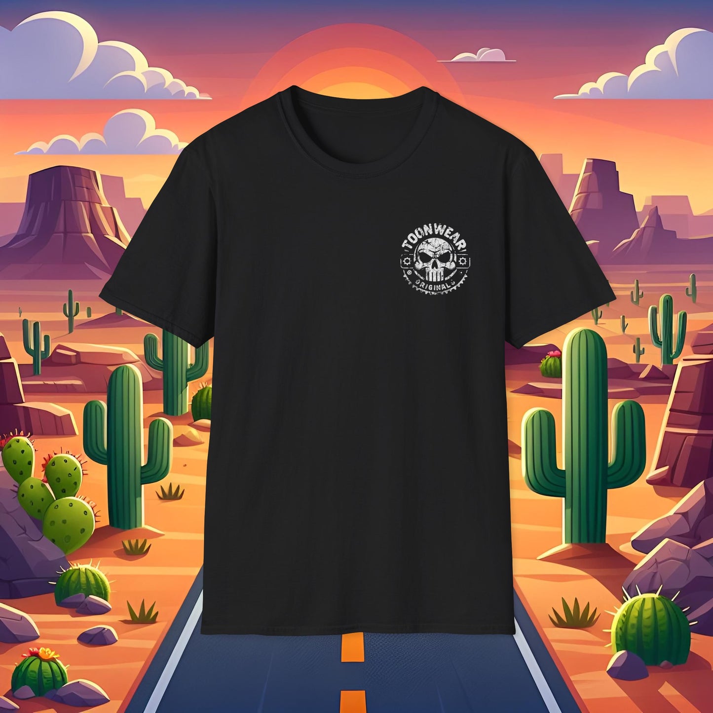 Worn Toonwear Originals Unisex Graphic - Skull T-Shirt