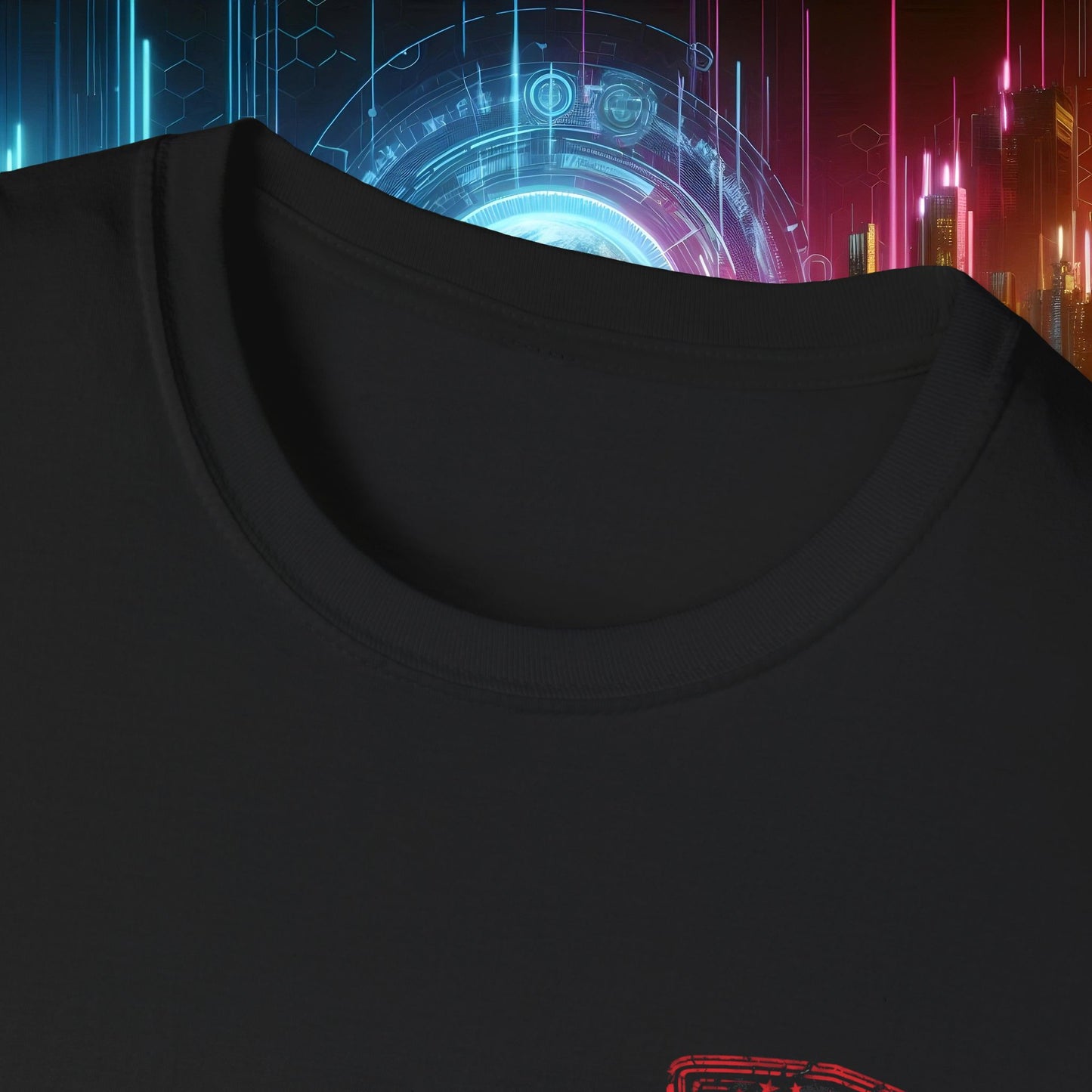 Digital Refuge Gaming T-Shirt - Unisex Softstyle Tee for Gamers