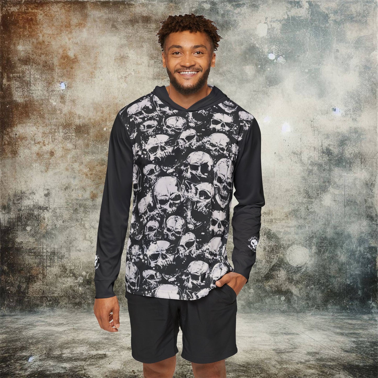 Men's Skulduggery Australia Print Sports Warmup Hoodie - Athletic Outerwear for Active Lifestyles