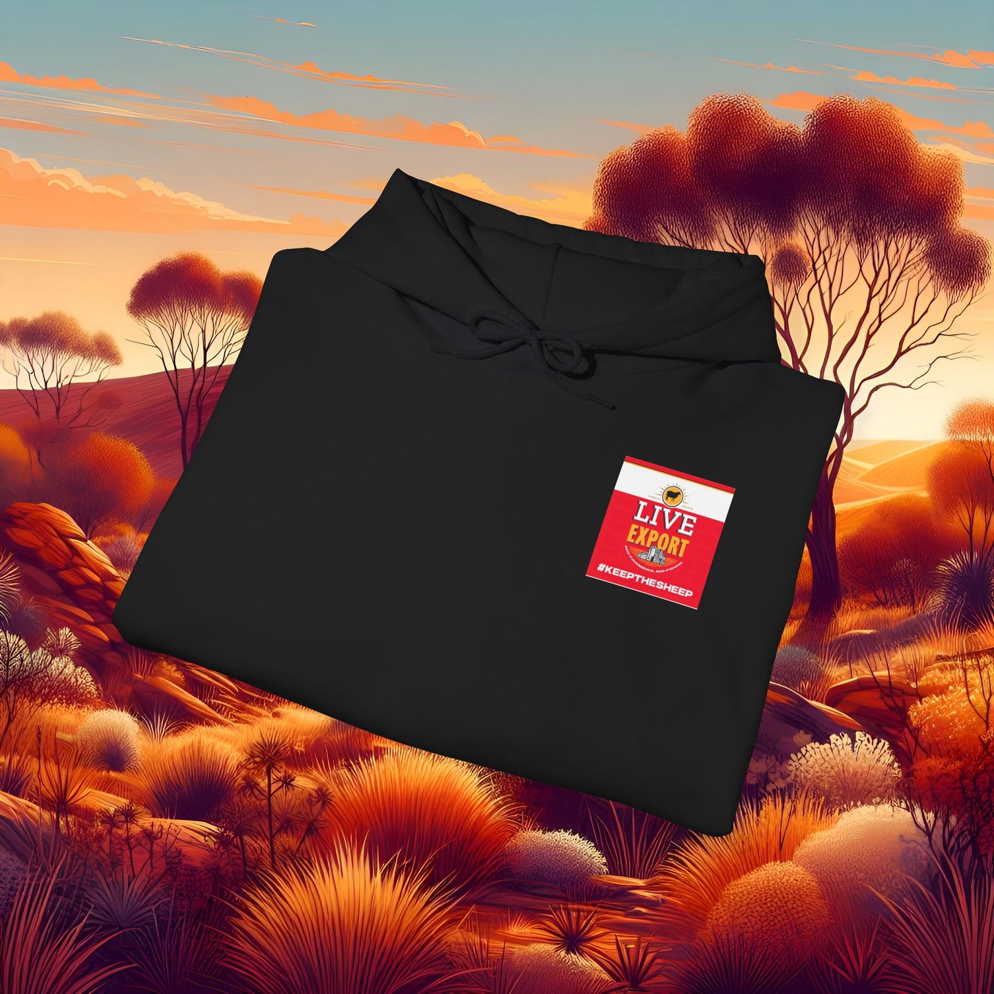 Live Export Keep the Sheep Unisex Heavy Blend™ Hooded Sweatshirt