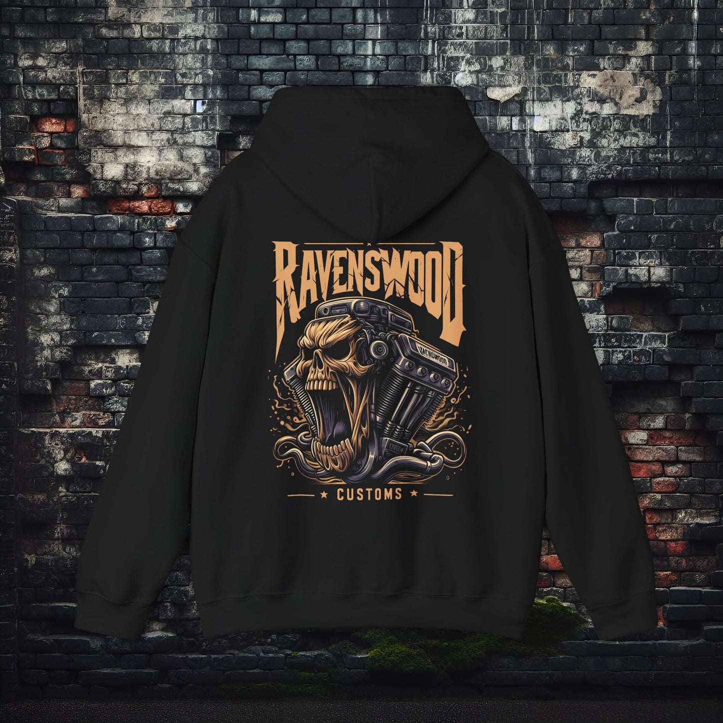 Ravenswood Customs V-Twin Unisex Heavy Blend™ Hooded Sweatshirt