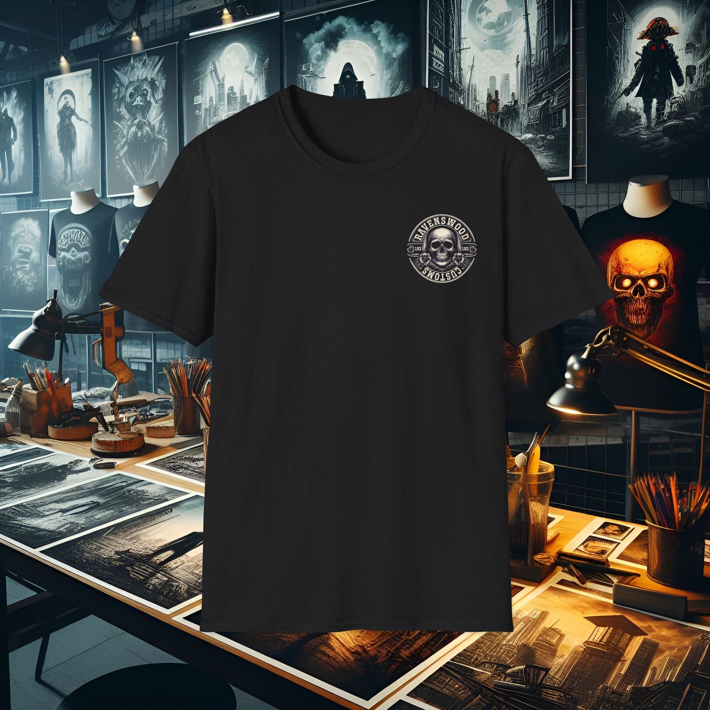 RC Skull 8 Unisex Softstyle T-Shirt